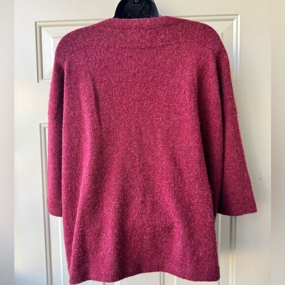 PERUVIAN CONNECTION Women's Burgundy Sweater Sz XS/S - Picture 7 of 14